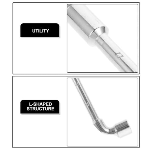 YARNOW Llave en Forma de L en Acero Cromo Vanadio Resistente 4
