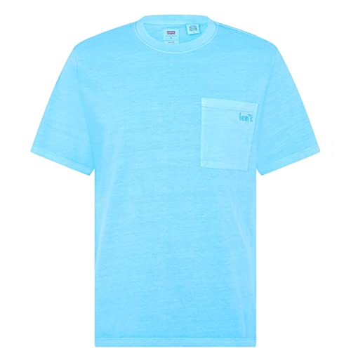Levi's Herren Ss Pocket Tee Relaxed Fit T-Shirt All Aboard (Blau) S – Ansicht 1