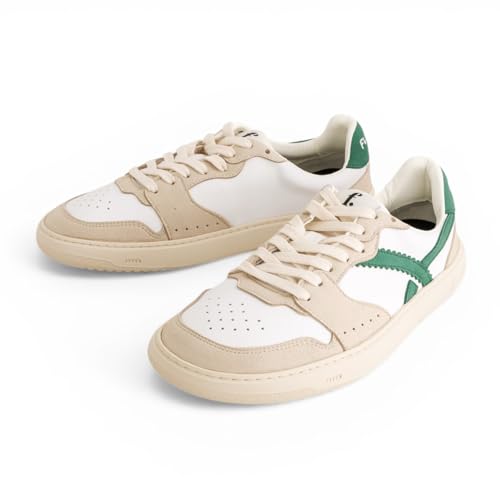 Image of Mango Barefoot Sneakers - 80's Retro Street Style - Unisex Minimalist Shoes - Zero-Drop Flexible Sole - Lightweight Design - Vegan Materials
