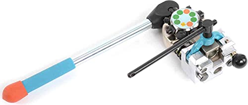 JEGS Pro Tube Flaring Tool | Forms 45°/Single/Double/Bubble Flares | For Stainless Steel, OE Steel, & Soft Metal Tubing | Includes 3/16