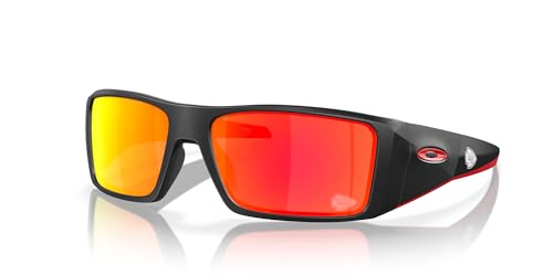 Oakley Sunglasses for Men - NFL Football Kansas City Chiefs Heliostat Sunglasses with Prizm Lens Technology - 61 - Matte Black/Prizm Ruby - image 2