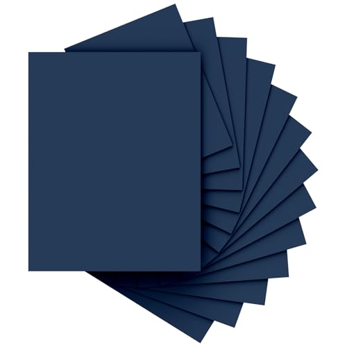 Navy Blue Cardstock Paper 8.5 x 11 40 Sheets Dark Blue Cardstock Printer Paper 8.5x11 200 GSM Card Stock Paper 8.5 x 11 Navy Blue Construction Paper for DIY Cards Greeting Cards Party Decorations