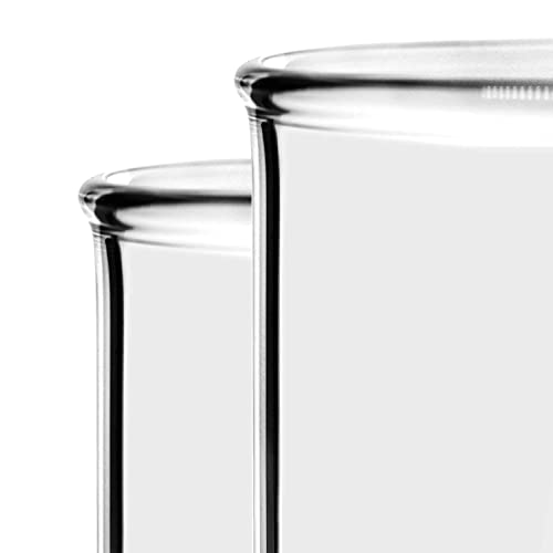 United Scientific™ (3L) 3000mL Beaker - Low Form Griffin, Double Scale Graduation, 3.3 Borosilicate Glass Beaker with Pour Spout, Beaded Rim and Autoclavable, 1 Each