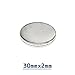 DHAEY Science Magnets 2/5/10/20/30/50PCS 30x2 Disc Magnetic Round 30x2mm Permanent Neodymium 30 * 2 Industrial(5PCS)
