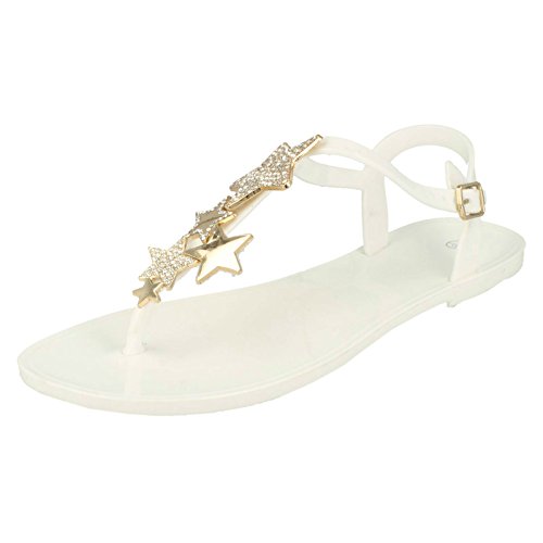 Spot On , Chaussures spécial Piscine et Plage pour Femme - Blanc - Blanc,