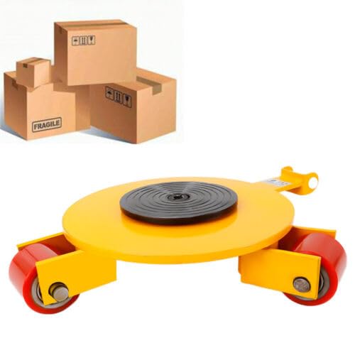 Machinery Mover, 3 Wheels Furniture Mover, Industrial Machinery Mover, set da 2 T, ruote di trasporto