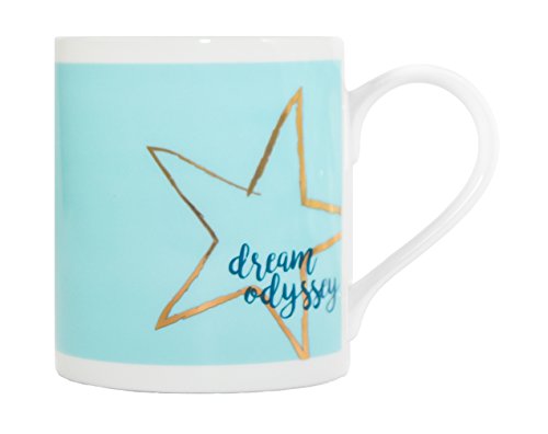 Taza con texto en inglés"A Gift from The Gods Slogan", porcelana, agua