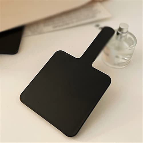 Espejo de Maquillaje Cuadrado Portátil Negro Simple miniatura 6