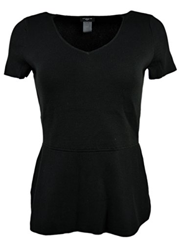 Ann Taylor Women's Petite Short Sleeve V-Neck...