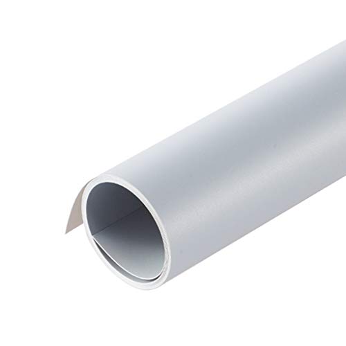 Homyl Cenário De Estúdio De Fotógrafo Material De PVC Impermeável Fundo Da Fotografia - Cinzento