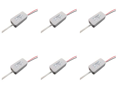 Image of TECHNOBEAM 8W To 22W-300mA BIS certified Non isolated Driver, Universal & Multipurpose LED Panel Light Driver for Surface Panel Light And Down light With Red & Black Wire at Output, Pack of 06