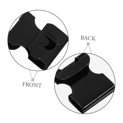 Image of 50pcs Heavy Duty Picture Hangers Hooks and Clips for Wall Decor Space-Saving Metal Frame Hanging Hardware for Home Dorm and Art Display