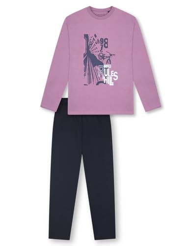 Schiesser Jungen Schlafanzug Set lang - 100% Organic Bio Baumwolle - Größe 140 bis 176