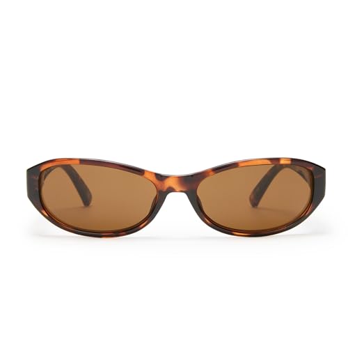 Le Specs Don't Cha Sunglasses - Tort, Oval, Unisex, Minimalist Y2K Style3