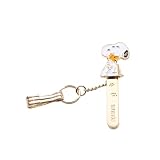 [スリーカラット] PEANUTS バッグキークリップ mini スヌーピーとウッドストック キーホルダー バッグチャーム グッズ 雑貨 人気