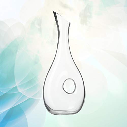 UPKOCH Garrafa de Vinho de 1200Ml Garrafa de Cristal Chumbo Aerador de Vinho Garrafa de Vinho Tinto