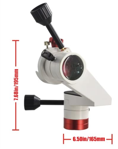 Image of Altazimuth Telescope Mount, Alt-az Reflector Telescope Equatorial Mount, 3 /8 inch Thread for Tripod Telescopes for Adults Astronomy, Coarse & Fine Adjustment, 22LBS Capacity