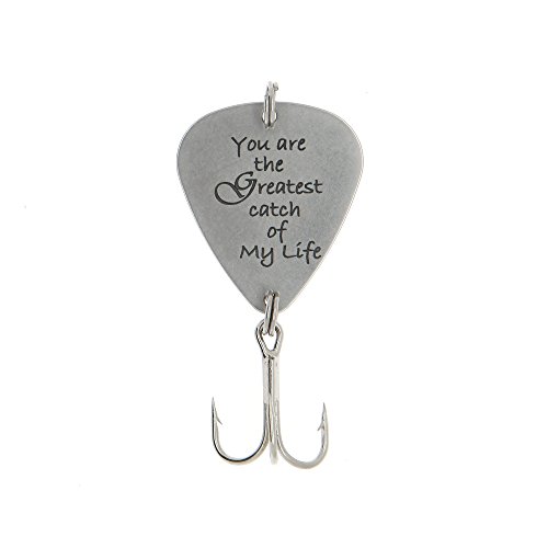 Monogrammed Personalized Hook Fishing Lure Love Theme Lure