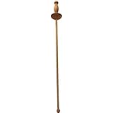 florett degen Material: Holz BestSaller 1123 Degen mit gedrechseltem Griff, Holz, 75cm lang, geölt, natur (1 Stück)