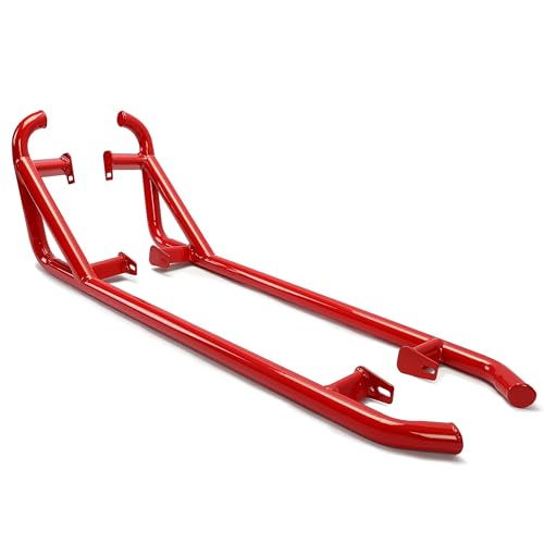 ECOTRIC Vermelho Nerf Bars Rock Sliders Compatíveis com 2014-2022 Polaris Rzr Xp 1000/ Turbo/Turbo S