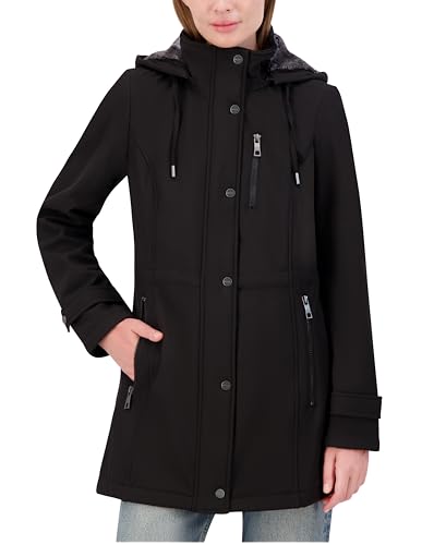 Nautica womens Coat - Midweight Softshell - Water Resistant Jacket for Women (Xxs-xxl)2