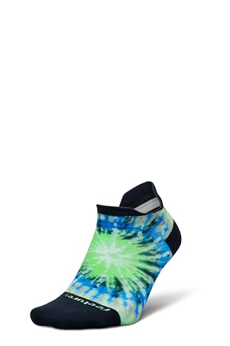 Image of Feetures Elite Light Cushion No Show Tab Sock Wave
