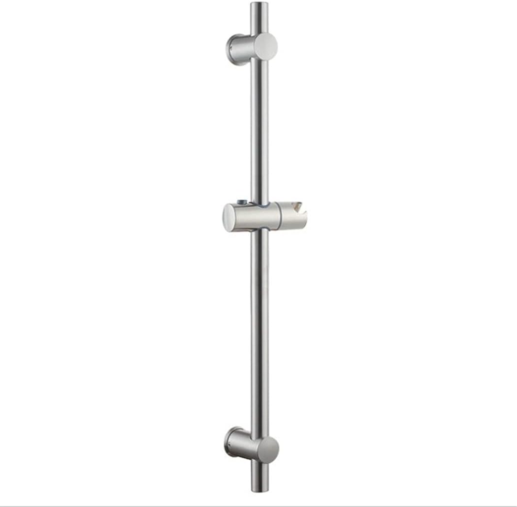KEHAIOO Bathroom Product Stainless Steel Shower Head Bar Stainless Steel Pipe ABS Parts Adjustable Shower Sliding Bar Holder