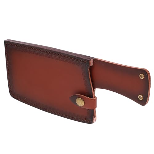 HOODANCOS Funda para Cuchillos de Cuero Artificial Colgante, Protector de Cuchillas Práctico, Tamaño Adecuado para Cocina y Uso Diario, Cubierta Segura para Cuchillos de Cocina
