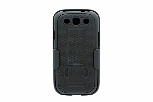 PureGear Shell & Holster Combo Case For Samsung Galaxy S III S3 with Kickstand - Black