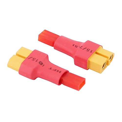 3pcs Adaptador inalámbrico XT60 hembra a JST miniatura 2