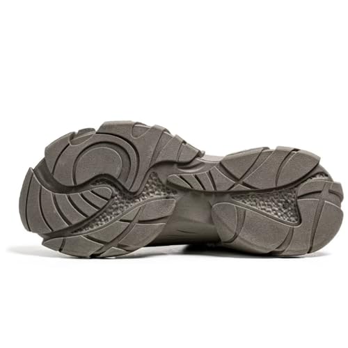 Jakcuz Men Fashion Sneakers Mesh Sock Breathable Walking Shoes Cushion Slip On Workout Running Sneakers4