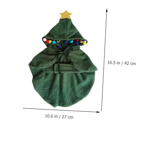 Disfraz navideño para perro, capa cómoda y transpirable miniatura 2
