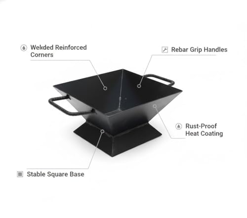 Image of 100% Iron Hawan Kund for Home Puja and Hawan Purpose & Pooja Purpose (Size: 8 Inch, Weight: 1.5 kg)