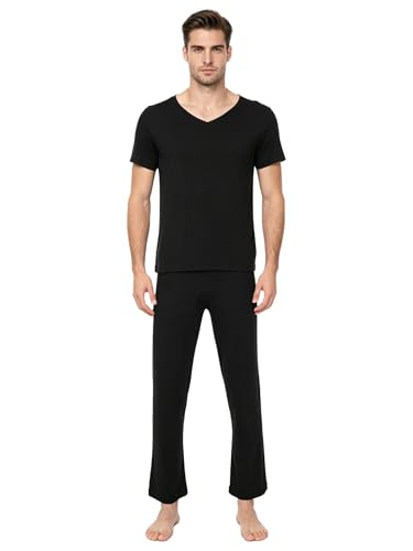 Chemise Latino Hommes Noir L pour Entraînement Danse Salon et Yoga