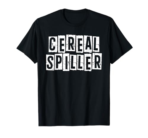 Cereal Spiller Funny Halloween Womens Mens Kids Toddlers T-Shirt