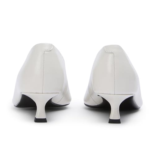 UniqueStride Women's Kitten Heels Pumps Pointed Toe Chic Slip On Fashion Casual Dress Shoes4