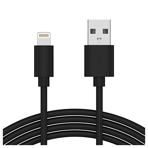 TALK WORKS iPhone Charger Lightning Cable 10ft Long Heavy Duty Cord MFI Certified for Apple iPhone 13, 12, 11 Pro/Max/Mini, XR, XS/Max, X, 8, 7, 6, 5, SE, iPad, AirPods, Watch - Black