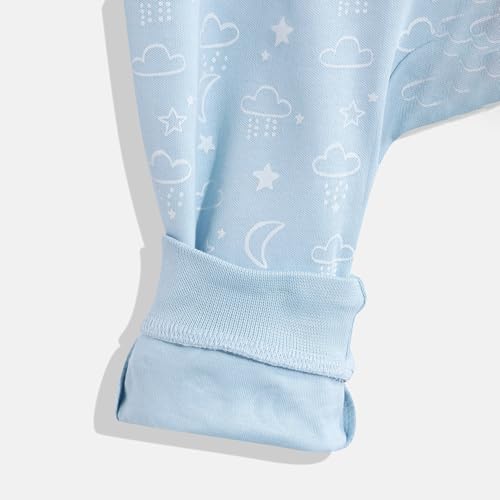 Image of Mothercare Girls Autumn Charm Printed Full Sleeve All-In-One Romper | Soft Cotton Jumpsuit Bodysuit for Baby & Toddler | (Pack of 2)