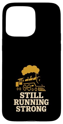 模型 電車 おじいちゃん 鉄道 ホビー スチーム エンジン レイアウト ビルド スマホケース iPhone 15 Pro Max 用