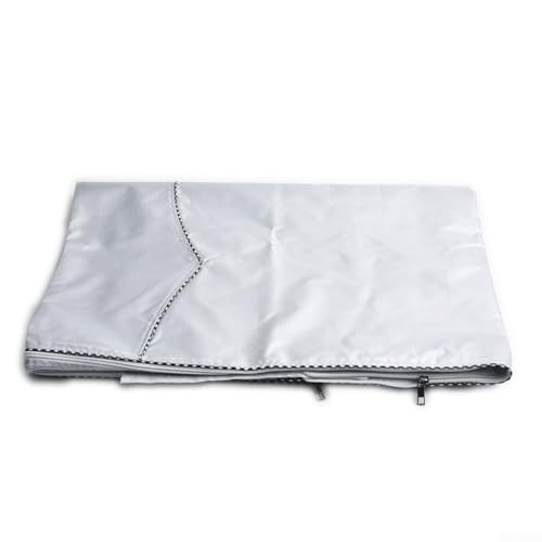 Caswynlife Funda plateada impermeable y a prueba de polvo para lavadora y secadora de carga frontal, tela Oxford con protección UV, compatible con modelos M/L/XL/XXL (XXL)