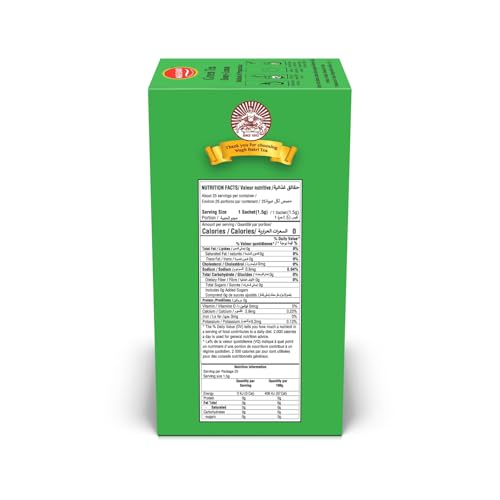 Image of Wagh Bakri Green Honey Lemon, 25 Tea Bags (Pack Of 2) - Green, 45 G