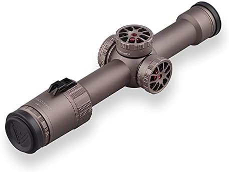 DISCOVEROPT ED 1-6x24 Riflescope (FFP) First Focal Plane with Extra Low Dispersions Glass, Low Power Variable Optic with Red Illuminated Reticle