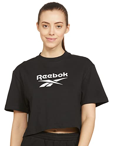 Image of Reebok Women's Printed Regular Fit T-Shirt