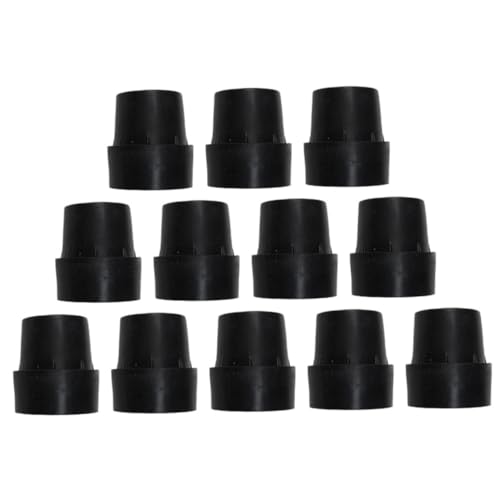 MAGICLULU 12 Stück Teiliges rutschfeste Trampolin gummifüße Geräuschdämpfend und Verschleißfest Professionelle Ersatzteile für Trampolinbeine Einfache Montage und Langlebiger Schutz