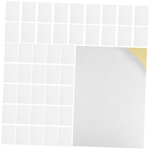Papier étiquette autocollant vierge A4 Uonlytech pour imprimante jet d'encre et laser, 100 feuilles