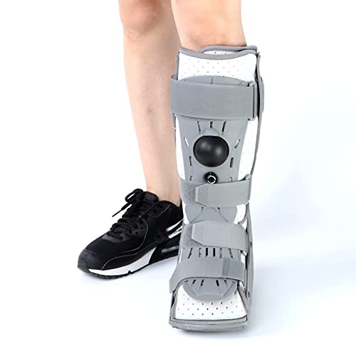 Férula ortopédica para pie caído, férula ortopédica para pie caído, soporte para pie y tobillo corto para andar - soporte estabilizador para pie y tobillo - compresión ajustable para cirugía del