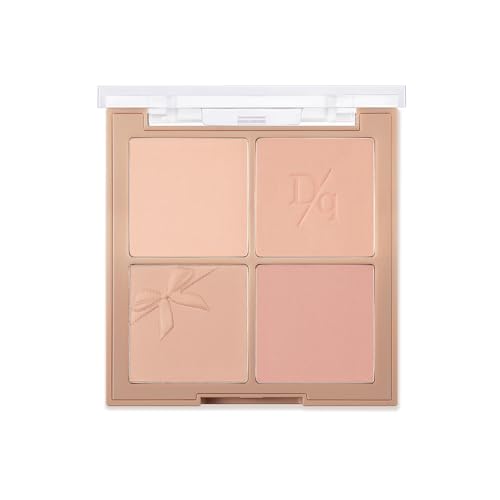 Dasique Blending Mood Cheek #10 Muted Nuts | 4 Blendable Shades in Lighteight Smooth Powder | Vegan | Korean Makeup | Blush - Image 5