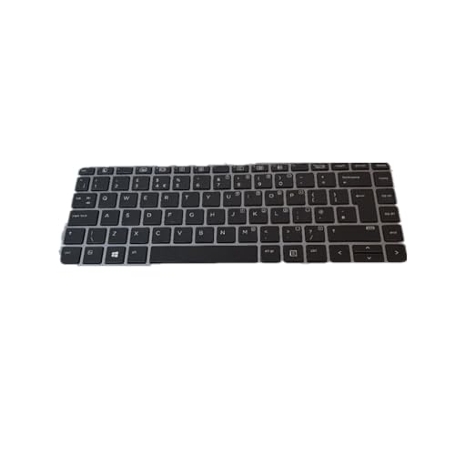 汎用 ノートブックキーボー に適合する For HP Stream x360 11-p000 ブラック 黒 UK English Layout
