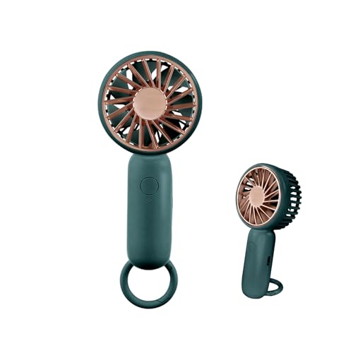 Jsdoin Mini ventilador portátil, ventilador de escritorio leistungstarker MIT schnalle, ventilador USB leichter, geeignet für modische frauen, männer, innen - und außenbereiche (Verde)