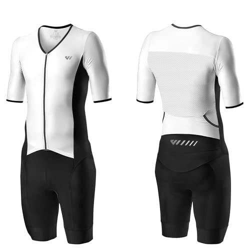 Lo.gas Combinaison de Triathlon pour Homme, Maillot de Cyclisme pour Homme, Combinaison de Triathlon...